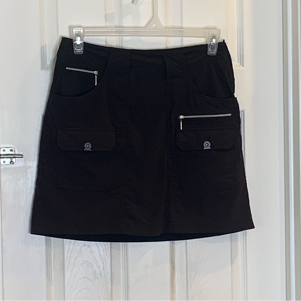Jamie Sadock Black Golf Skort Size 8 - Picture 3 of 9